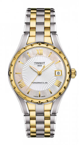 Remontoir à montres pour montre Tissot T-Trend Lady 80 Automatic Stainless Steel / PVD Or / MOP