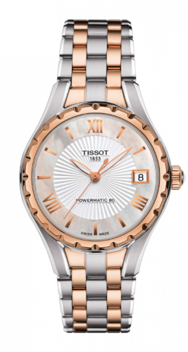 Remontoir à montres pour montre Tissot T-Trend Lady 80 Automatic Stainless Steel / PVD Or / MOP