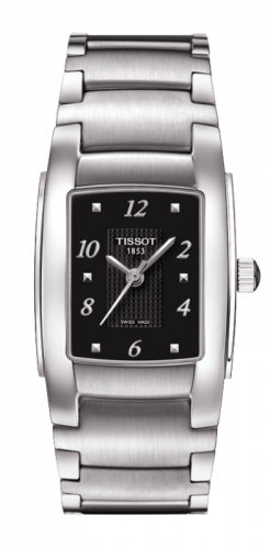 Remontoir à montres pour montre Tissot T-Trend T-10 Stainless Steel / Noire