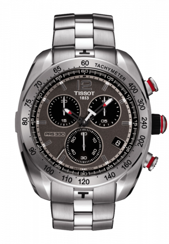 Watch Winder for watch Tissot PRS 330 PRS 330 Quartz Chronograph 44 Stainless Steel / Grey / Bracelet