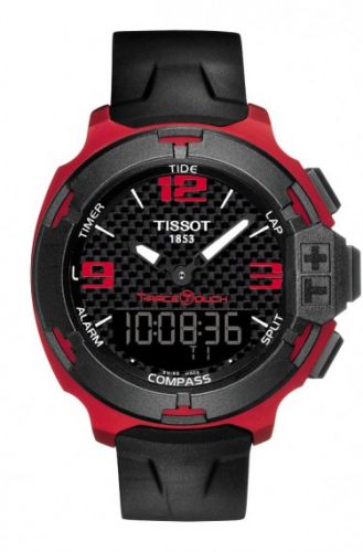Remontoir à montres pour montre Tissot Touch T-Race Touch Aluminium / Red