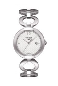 Remontoir à montres pour montre Tissot T-Trend Rosey Stainless Steel / Blanc / Bracelet