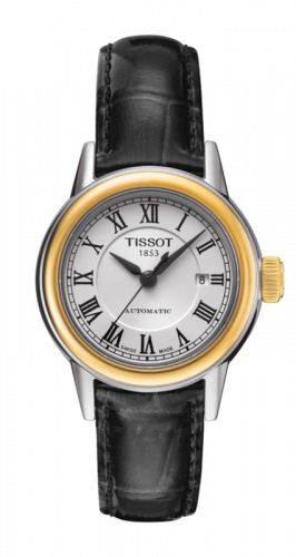 Watch Winder for watch Tissot Carson Carson Automatic 29.5 Stainless Steel / Yellow Gold PVD / Silver / Strap