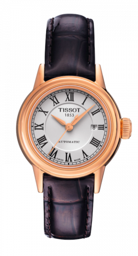 Watch Winder for watch Tissot Carson Carson Automatic 29.5 Rose Gold PVD / Silver / Strap