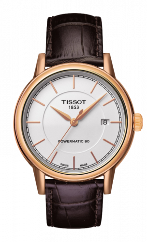 Watch Winder for watch Tissot Carson Carson Powermatic 80 Rose PVD/ White