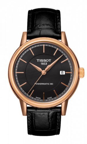 Watch Winder for watch Tissot Carson Carson Powermatic 80 Rose PVD / Black