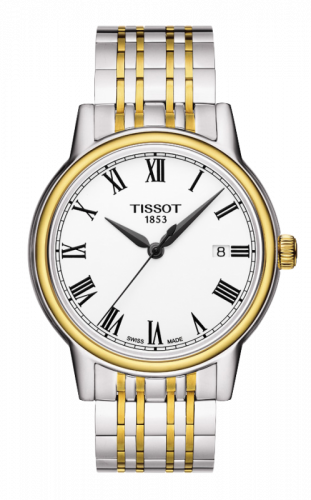Watch Winder for watch Tissot Carson Carson Quartz 40 Stainless Steel / Yellow Gold PVD / White / Bracelet