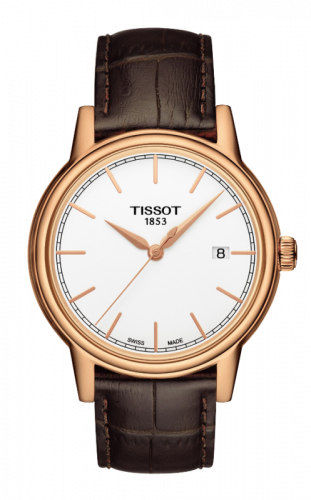 Watch Winder for watch Tissot Carson Carson Quartz 40 Rose Gold PVD / White / Strap