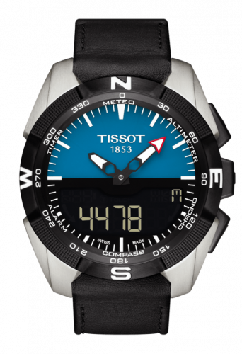 Remontoir à montres pour montre Tissot Touch T-Touch Expert Solar Bleu Leather