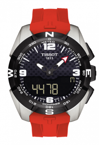 Remontoir à montres pour montre Tissot Touch T-Touch Expert Solar Red Rubber