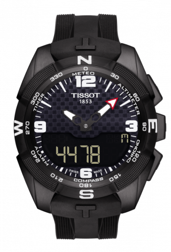 Remontoir à montres pour montre Tissot Touch T-Touch Expert Solar PVD / Rubber