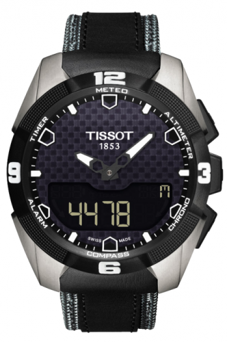Remontoir à montres pour montre Tissot Touch T-Touch Expert Solar Ti/ Leather Gris