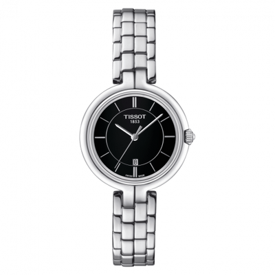 Watch Winder for watch Tissot T-Lady Flamingo Stainless Steel / Black / Bracelet