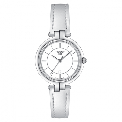 Watch Winder for watch Tissot T-Lady Flamingo Stainless Steel / White