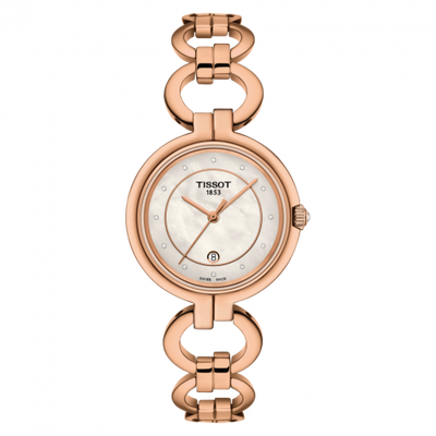 Watch Winder for watch Tissot T-Lady Flamingo PVD Rose Gold / MOP / Bracelet