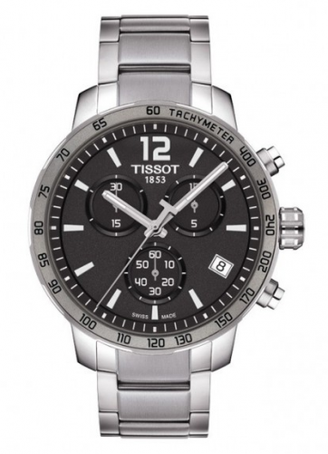 Watch Winder for watch Tissot Quickster Quickster Chronograph Stainless Steel / Grey / Bracelet