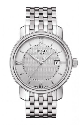 Remontoir à montres pour montre Tissot Bridgeport Bridgeport Quartz Stainless Steel / Argent / Bracelet