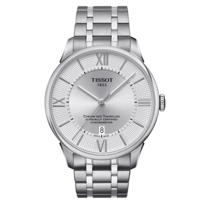 Watch Winder for watch Tissot Chemin Des Tourelles Chemin Des Tourelles Powermatic 80 COSC 42 Stainless Steel / Silver / Bracelet