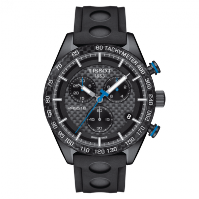 Watch Winder for watch Tissot PRS 516 PRS 516 Chronograph Quartz PVD / Carbon / Strap