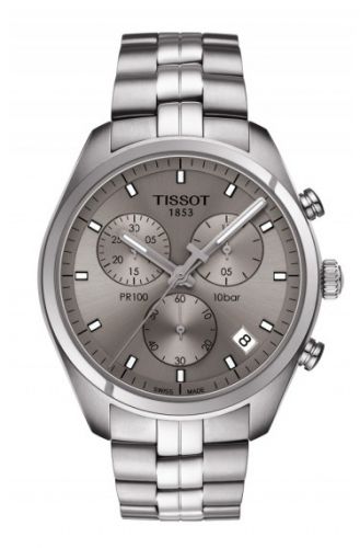 Remontoir à montres pour montre Tissot PR 100 PR 100 Chronograph Quartz 41 Stainless Steel / Argent / Bracelet