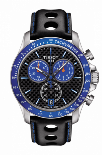 Remontoir à montres pour montre Tissot V8 V8 Quartz Chronograph Stainless Steel / Carbon / Strap / Alpine