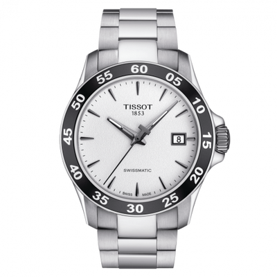 Remontoir à montres pour montre Tissot V8 V8 Swissmatic 42.5 Stainless Steel / Argent / Bracelet