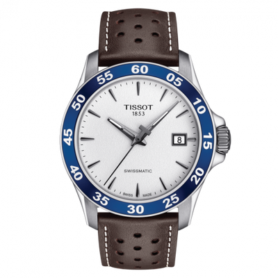 Remontoir à montres pour montre Tissot V8 V8 Swissmatic 42.5 Stainless Steel / Argent / Strap