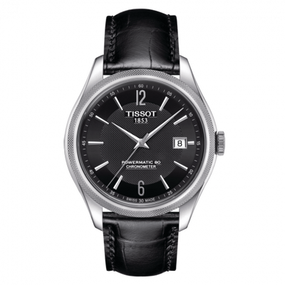 Watch Winder for watch Tissot Ballade Ballade Powermatic 80 41 Stainless Steel / Black / Strap