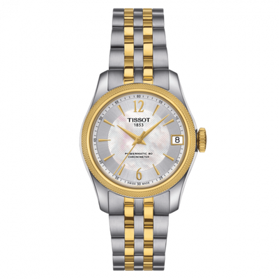 Watch Winder for watch Tissot Ballade Ballade Powermatic 80 COSC 32 Stainless Steel / Yellow Gold PVD / MOP / Bracelet