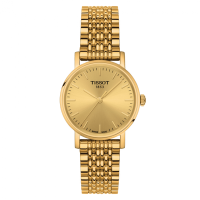 Remontoir à montres pour montre Tissot Everytime Everytime Small Yellow Or PVD / Champagne / Bracelet
