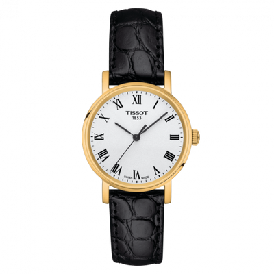 Watch Winder for watch Tissot Everytime Everytime Small Yellow Gold PVD / Silver / Strap