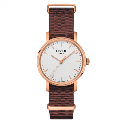 Watch Winder for watch Tissot Everytime Everytime Small Rose Gold PVD / Silver / NATO