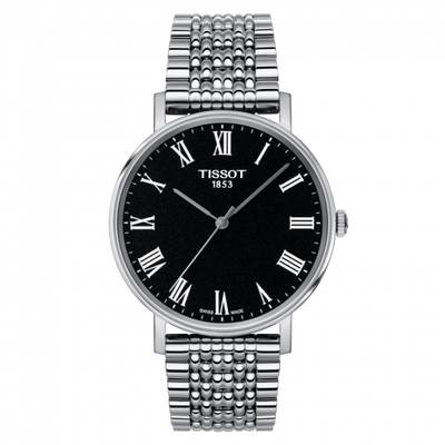 Remontoir à montres pour montre Tissot Everytime Everytime Medium Stainless Steel / Noire / Bracelet