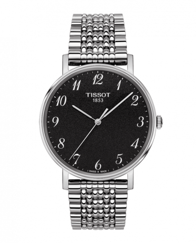 Watch Winder for watch Tissot Everytime Everytime Medium Stainless Steel / Black / Bracelet
