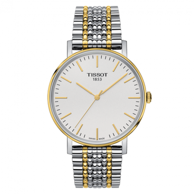 Remontoir à montres pour montre Tissot Everytime Everytime Medium Stainless Steel / Yellow Or PVD / Argent / Bracelet
