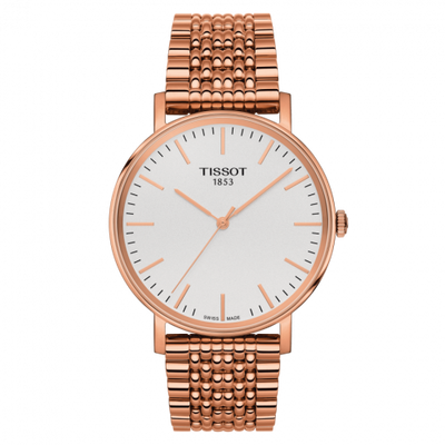 Watch Winder for watch Tissot Everytime Everytime Medium Rose Gold PVD / Silver / Bracelet