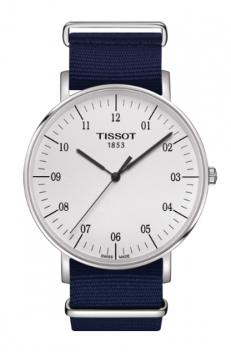 Watch Winder for watch Tissot Everytime Everytime Large Stainless Steel / Silver / NATO