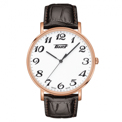 Watch Winder for watch Tissot Everytime Everytime Large Rose Gold PVD / White / Strap