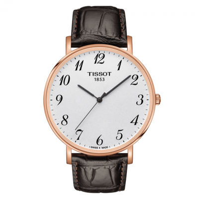 Remontoir à montres pour montre Tissot Everytime Everytime Large Rose Or PVD / Argent / Strap