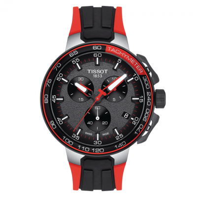Remontoir à montres pour montre Tissot T-Race T-Race Cycling Chronograph Stainless Steel / Red