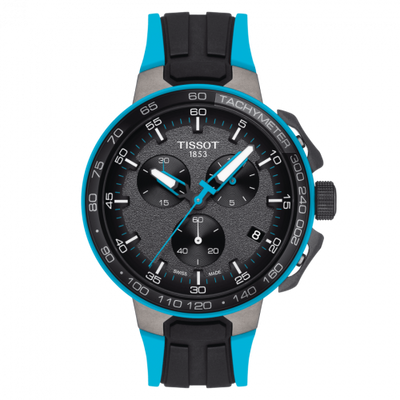 Remontoir à montres pour montre Tissot T-Race T-Race Cycling Chronograph Stainelss Steel / Bleu