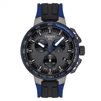 Remontoir à montres pour montre Tissot T-Race T-Race Cycling Chronograph Stainless Steel / Bleu