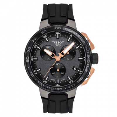 Remontoir à montres pour montre Tissot T-Race T-Race Cycling Chronograph Stainless Steel / Rose Or