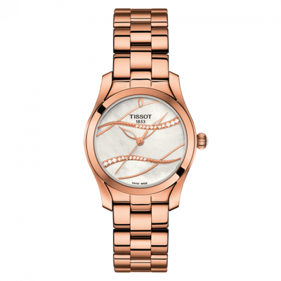 Watch Winder for watch Tissot T-Lady T-Wave PVD Gold / MOP