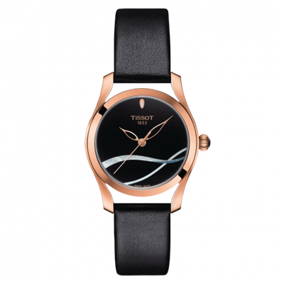 Watch Winder for watch Tissot T-Lady T-Wave PVD Gold / Black