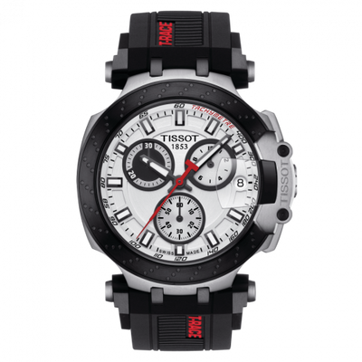 Remontoir à montres pour montre Tissot T-Race T-Race Chronograph Stainless Steel / Blanc