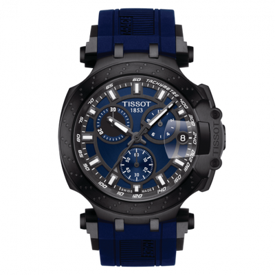 Remontoir à montres pour montre Tissot T-Race T-Race Chronograph PVD / Bleu