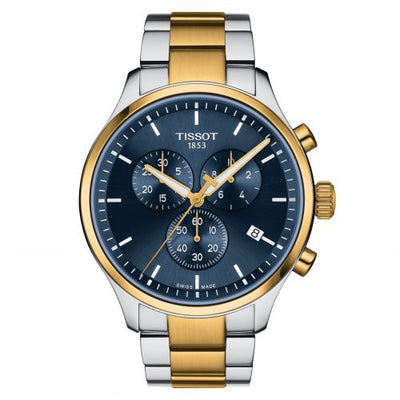 Watch Winder for watch Tissot XL Chrono XL Classic Two Tone / Blue / Bracelet