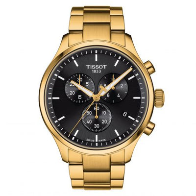 Watch Winder for watch Tissot XL Chrono XL Classic Yellow Gold / Black / Bracelet