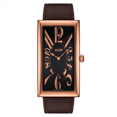 Watch Winder for watch Tissot Heritage Banana Centenary Edition Rose Gold PVD / Black